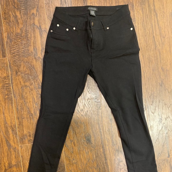 Ci Sono Pants - Black skinny pants